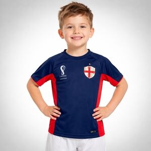 Official FIFA World Cup Qatar 2022™ England Kids Soccer Jersey – Boys Size 5/6